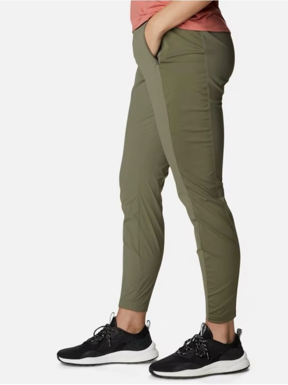 Columbia Claudia Ridge Olive Green Active Jogger Pants Women’s Large
